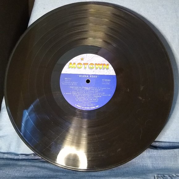 Diana Ross -Diana Ross 1970 Textured Cover Vinyl record Rare!! - Picture 4 of 4